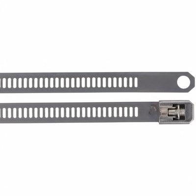 Thomas & Betts TYS6-280C 6" Multi-Lok Self-Locking UV Coated Stainless Steel Cable Ties 100/Bag