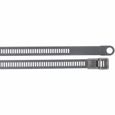 Thomas & Betts TYS9-470C 9" Multi-Lok Self-Locking UV Coated Stainless Steel Cable Ties 100/Bag