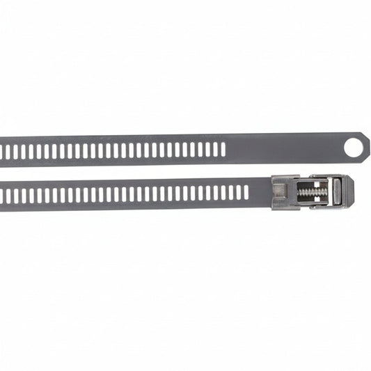 Thomas & Betts TYS12-470C 12" Multi-Lok Self-Locking UV Coated Stainless Steel Cable Ties 100/Bag