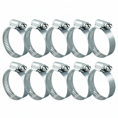#28S All Stainless Steel Hose Clamp 10/box