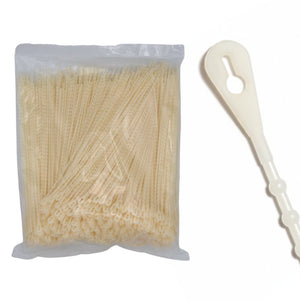 11" 75lb Natural Beaded Cable Ties 1,000/bag Part # Bead-11-75-9M