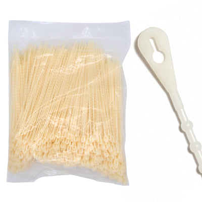 5" 40lb Natural Beaded Cable Ties 1,000/bag Part # Bead-5-40-9M