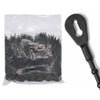 6" 75lb UV Black Beaded Cable Ties 1,000/bag Part # Bead-6-75-0M