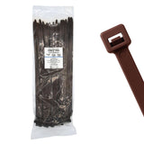 14" 120lb Brown Cable Ties 100/bag Part # C14-120-Brown