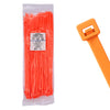 14" 50lb Fluorescent Orange Cable Ties 100/bag Part # C14-50-Flo Orange