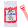 4" 18lb Fluorescent Pink Cable Ties Part # C4-18-Flo Pink 100/Bag
