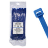 8" 40lb Fluorescent Blue Cable Ties 100/bag Part # C8-40-Flo Blue