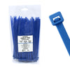 8" 50lb Fluorescent Blue Cable Ties 100/bag Part # C8-50-Flo Blue