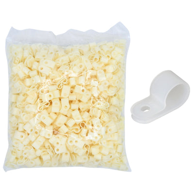 1/4" Natural Heavy Duty Cable Clamp 1/2" wide, 1000/bag, CC5-1/4-9M