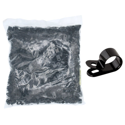 5/16" Black Heavy Duty Cable Clamp 1/2" wide, 1000/bag, CC5-5/16-0M