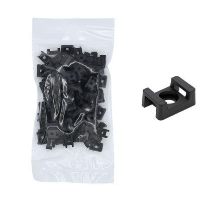 Saddle Support Mounting Base UV Black #4 Screw 100/bag Part #CTM4-0C