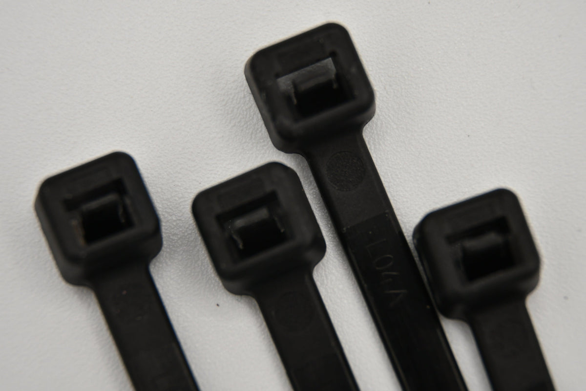 11" 50lb Black Pawl Releasable Cable Ties 100/bag Part # RT11-50-0C-.19