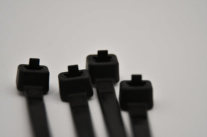 11" 50lb Black Pawl Releasable Cable Ties 100/bag Part # RT11-50-0C-.19