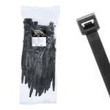 9.06" 250lb UV Black Cable Ties 100/bag Part # EHD9-250-0C