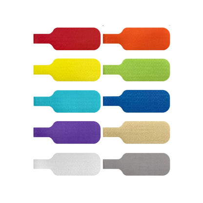 Grizzly Supply Assorted Color Medium Cable Label 10/pk