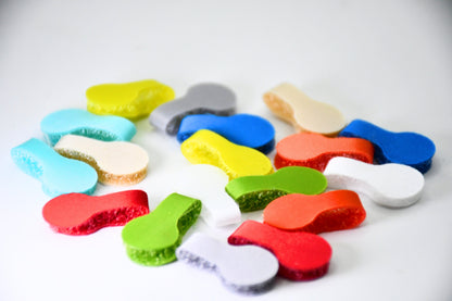 Grizzly Supply Assorted Color Mini Cable Label 20/pk