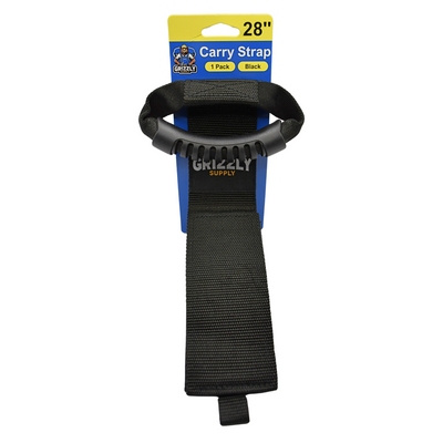 Grizzly Supply 28" Black Carry Strap with Handle 1/pk