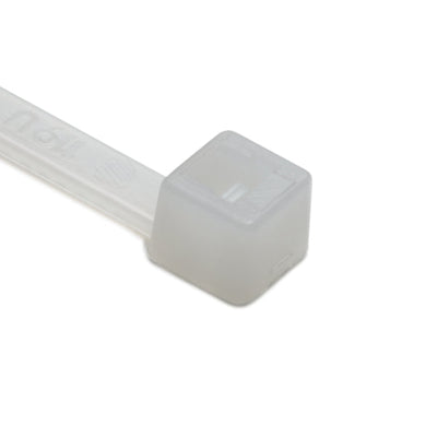 HellermannTyton T30R9C2 Standard Cable Tie, 5.8" Long, UL Rated, 30lb Tensile Strength, PA66, Natural, 100/pkg