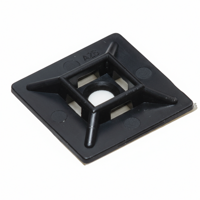 .50" UV Black Adhesive Cable Tie Mounts 100/bag Part # CM50-0C