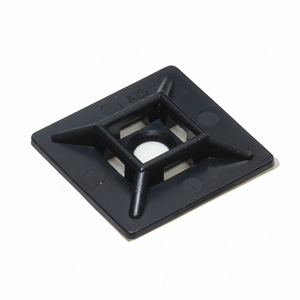 1" UV Black Adhesive Cable Tie Mounts 100/bag Part #CM100-0C