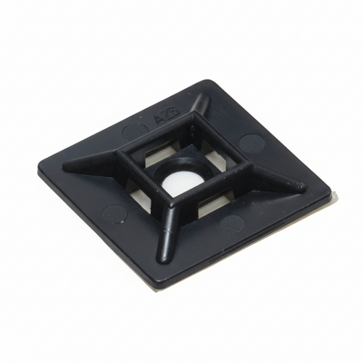 1" UV Black Adhesive Cable Tie Mounts 100/bag Part #CM100-0C