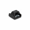 Magnetic Cable Tie Mount, Mini, 0.6 x 0.6", Neodymium Magnet/POM/ST, 5lb Pull Force, Black, 10/bg