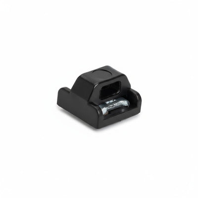 Magnetic Cable Tie Mount, Mini, 0.6 x 0.6", Neodymium Magnet/POM/ST, 5lb Pull Force, Black, 10/bg