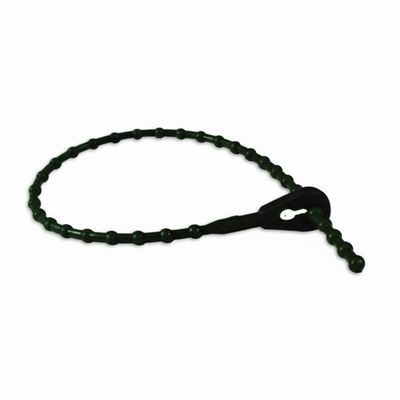 4" 40lb UV Black Beaded Cable Ties 1,000/bag Part # Bead-4-40-0M