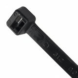 7.87" 50lb UV Black Cable Ties 100/bag Part # S7.5-50-0C