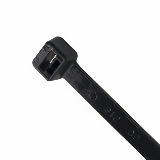 7.5" 75lb UV Black Cable Ties 100/bag