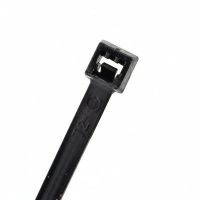7.5" 75lb UV Black Cable Ties 100/bag