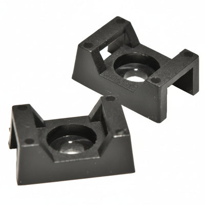 Saddle Support Mounting Base UV Black #1/4" Screw 100/bag Part # CTM25-0C