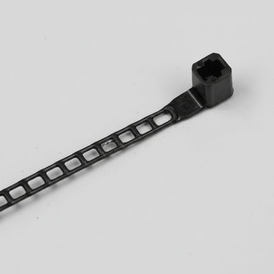 7" 40lb Black Ladder Style Nylon Cable Ties 1000/bag Part #Ladder7-40-0M