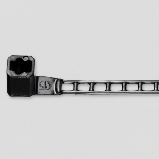 11" 40lb Black Ladder Style Nylon Cable Ties 1000/bag Part #Ladder11-40-0M