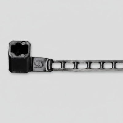 7" 40lb Black Ladder Style Nylon Cable Ties 1000/bag Part #Ladder7-40-0M