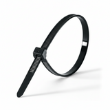 15" 60lb UV Black Polypropylene Cable Ties 100/bag Part #PP15-60-0C