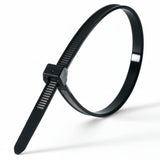 8" 60lb UV Black Polypropylene Cable Ties 100/bag Part #PP8-60-0C