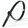 15" 25lb UV Black Polypropylene Cable Ties 100/bag Part #PP15-25-0C