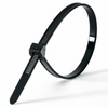 12" 25lb UV Black Polypropylene Cable Ties 100/bag Part #PP12-25-0C