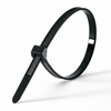4" 10lb UV Black Polypropylene Cable Ties 100/bag Part #PP4-10-0C