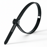 4" 10lb UV Black Polypropylene Cable Ties 1000/bag Part #PP4-10-0M