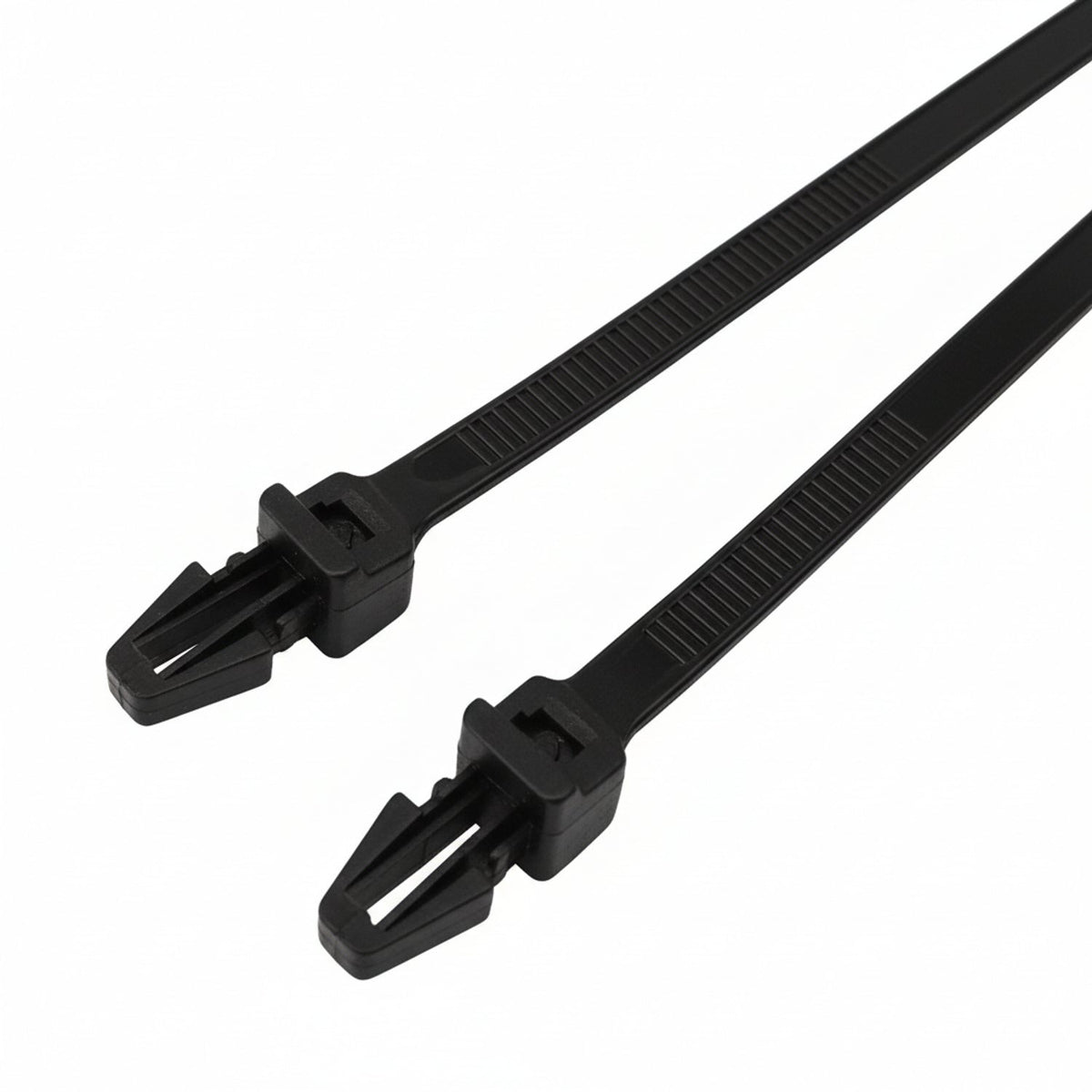 Push-Mount Cable Ties Without Wings