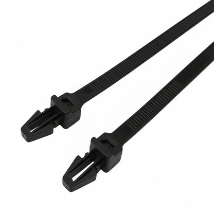 Push-Mount Cable Ties Without Wings