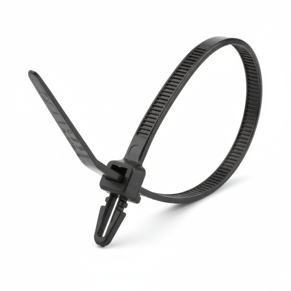 8" 50lb UV Black Push Mount Cable Ties 100/bag Part # PM8-50-0C-NW