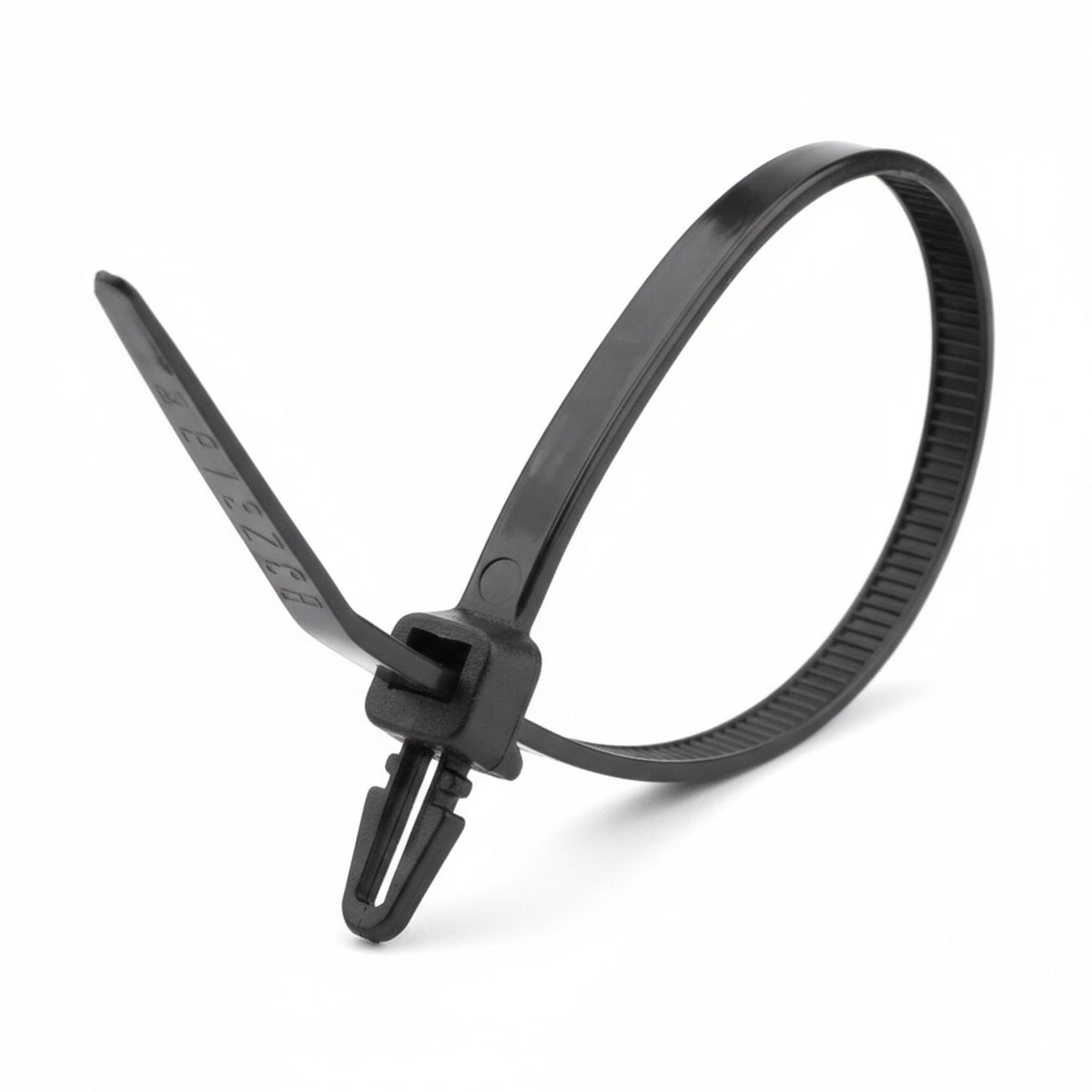 Push-Mount Cable Ties Without Wings