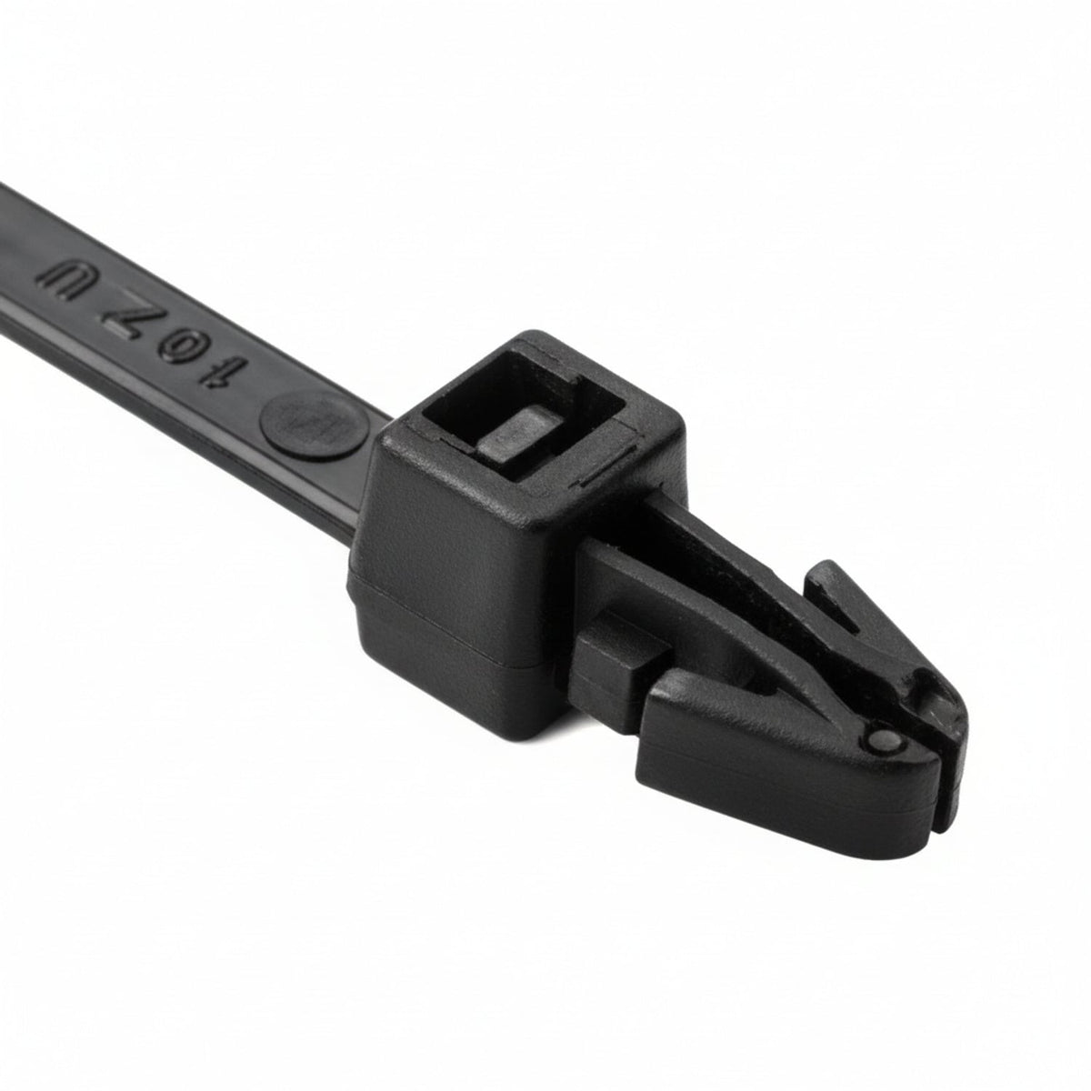 Push-Mount Cable Ties Without Wings