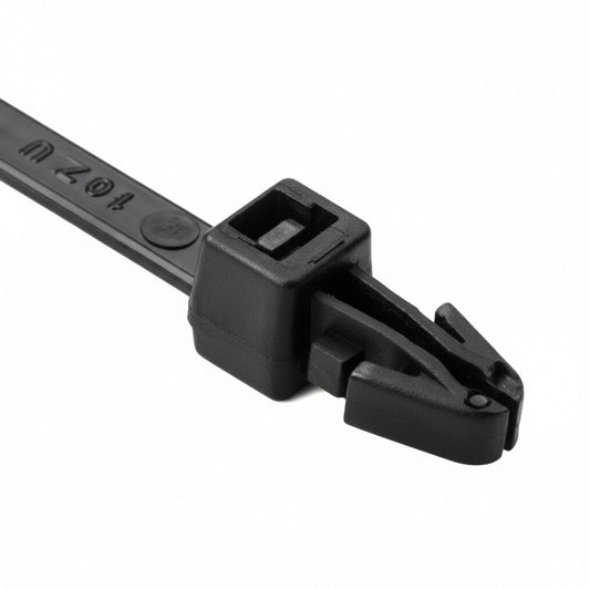Push-Mount Cable Ties Without Wings