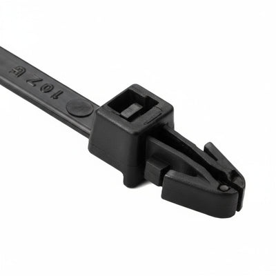 6" 40lb Black Push Mount Cable Ties 1000/bag Part #PM6-40-0M-NW