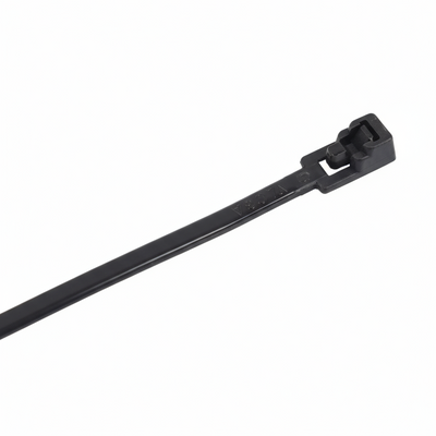 10" 50lb Black Trigger Releasable Cable Ties 100/bag Part #RT10-50-0C-.30