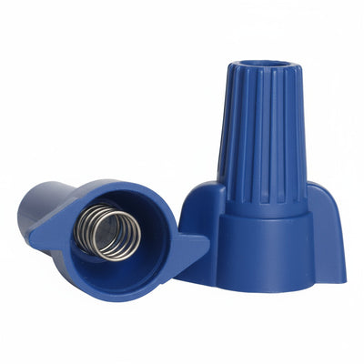 Winged Blue Wire Connector 14-6, 100/bag